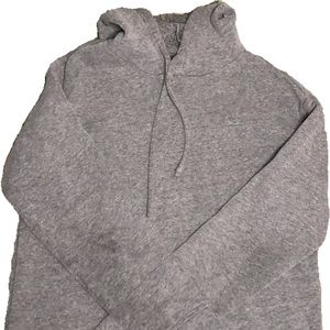solid grey hoodie